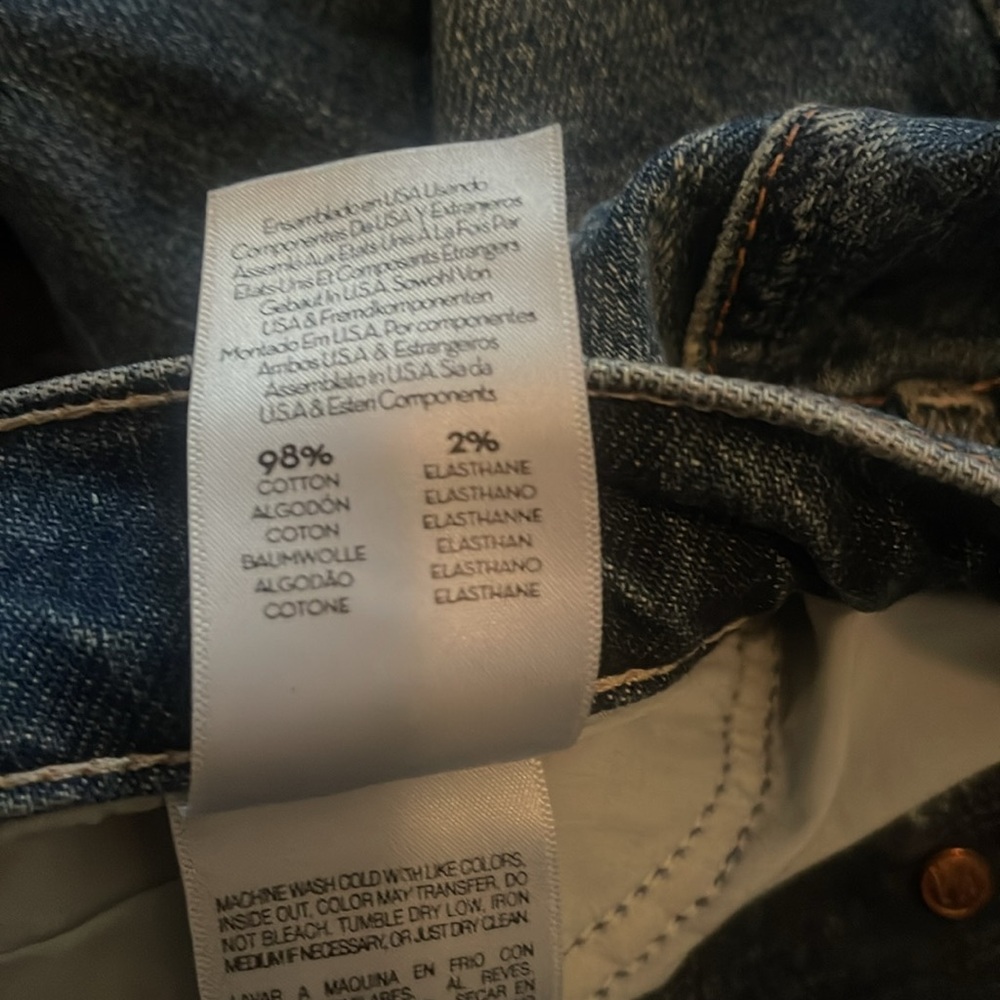 MOTHER Distressed Pocket Tripper Weekender Fray MY TREAT High-Rise Jeans - Picture 7 of 7